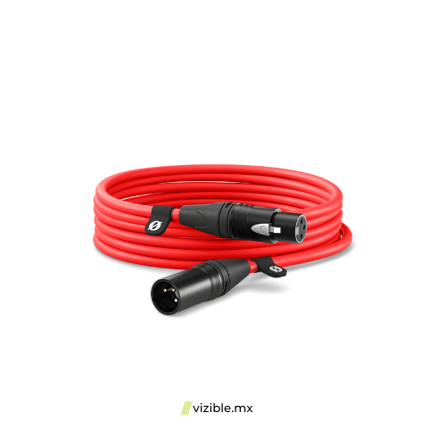 RODE Cable Rojo XLR macho a XLR hembra (6m)